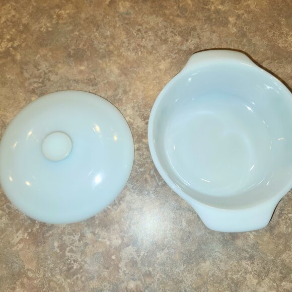 Vintage 70s - Casserole Dish - Anchor Hocking Fire King Meadow Green Oval - Picture 6 of 10